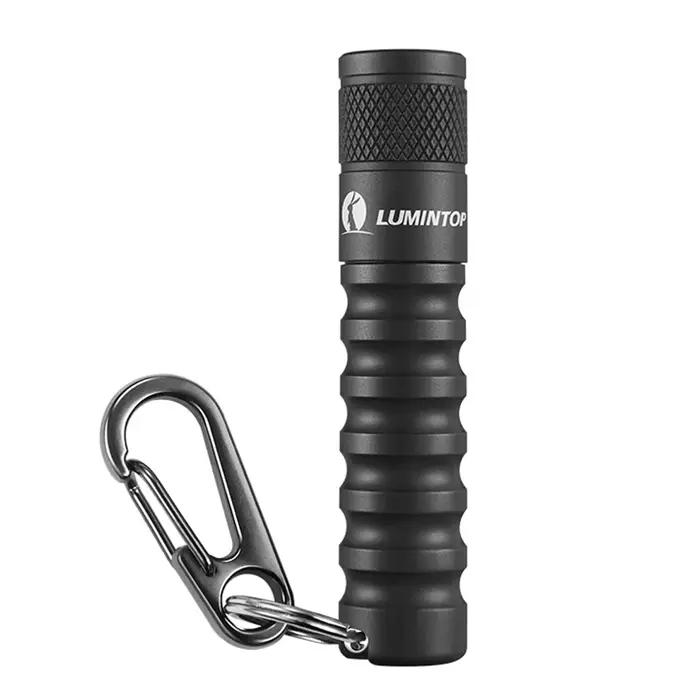 Lampe torche LED compacte EDC 3 modes, portable, étanche, alimentée par piles AAA, pour usage quotid