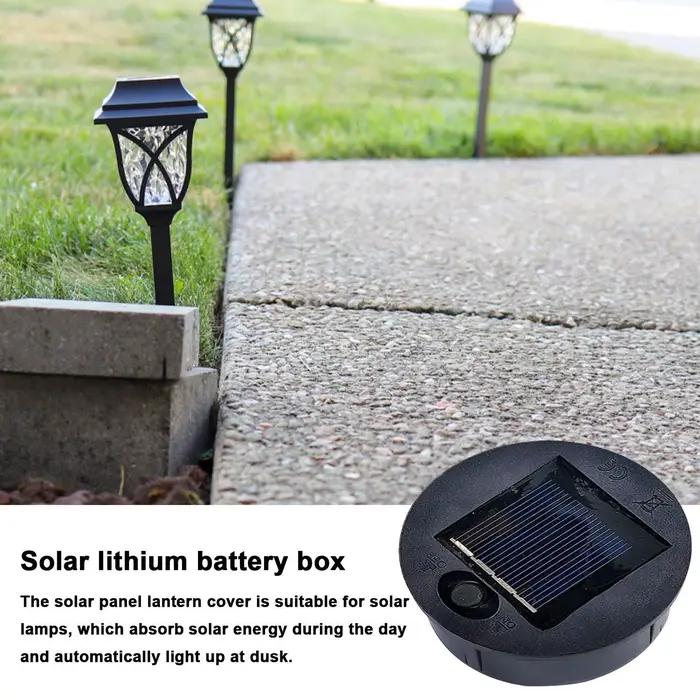 Panneau solaire avec couvercle de lumière de lanterne LED, pièce de rechange supérieure pour lantern