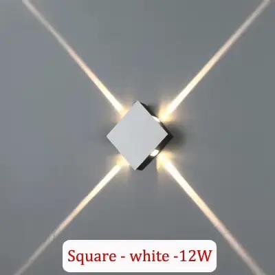 Moderne créatif croix étoile LED carré applique lavage mur lumière barre KTV hôtel couloir fond déco