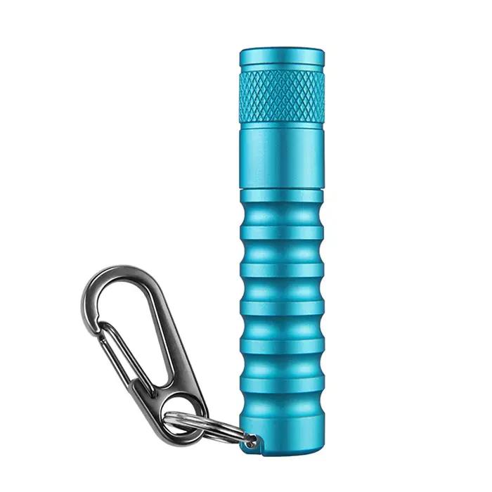 Lampe torche LED compacte EDC 3 modes, portable, étanche, alimentée par piles AAA, pour usage quotid