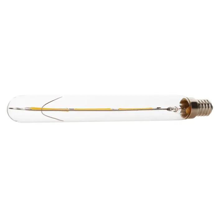 Ampoule tubulaire antique à filament COB, lampe vintage rétro, coque en verre blanc chaud 220 K, 3W,