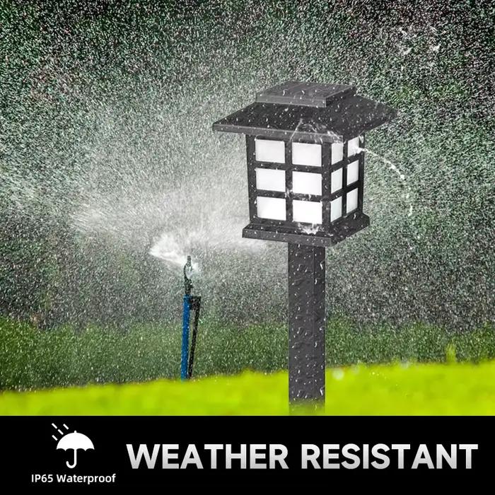 Lampe LED Solaire Imperméable d'Extérieur, Luminaire Décoratif d'Extérieur, Idéal pour un Jardin, un