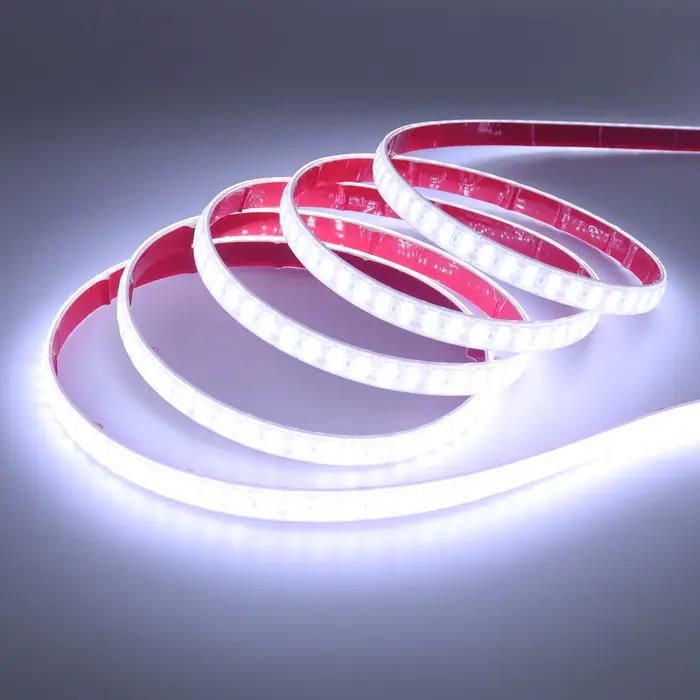 Bande LED solaire étanche IP68 24V 240 LED/m, haute luminosité, flexible, pour décoration extérieure