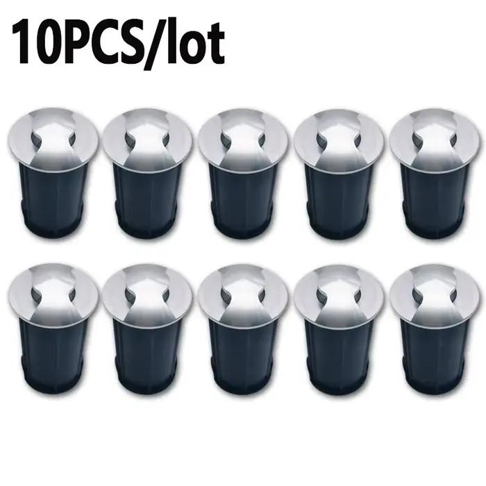 10 pièces LED lumière souterraine 5W 3W COB lampadaire extérieur sol Spot paysage jardin carré chemi