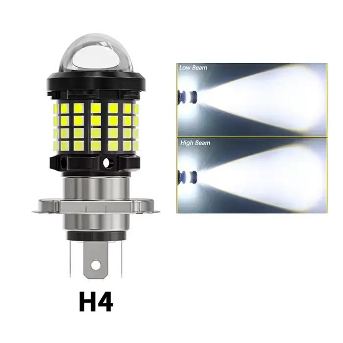 Oprah H4 LED ampoules de phares de Moto Super lumineuses 12V 4800LM 3030 Led Moto lumière salut Lo f