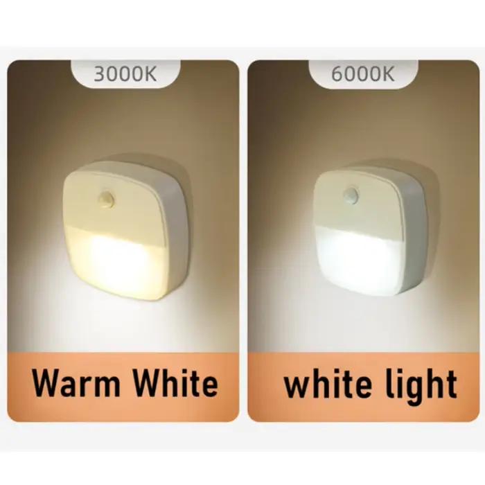 Veilleuse LED intelligente avec détecteur de mouvement, applique murale pour la maison, allée, WC, c