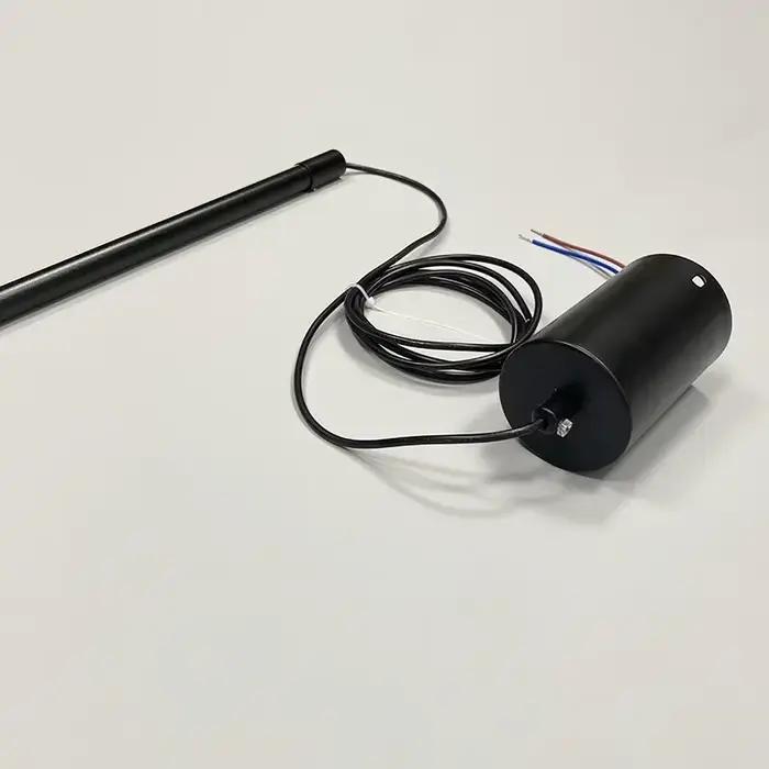 Moderne LED plus long pendentif lumières salle à manger chambre décor chevet fond noir suspension la