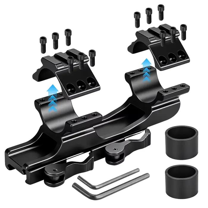 UniqueFire 25.4mm /30mm support de portée à double anneau en porte-à-faux à dégagement rapide pour l