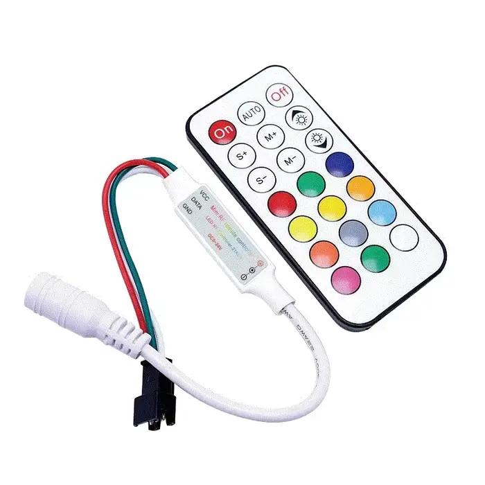 Contrôleur RGB WS2812B WS2811 SK6812 6803 6812 1903, variateur de bande LED RGB USB 5V 12V RF, téléc