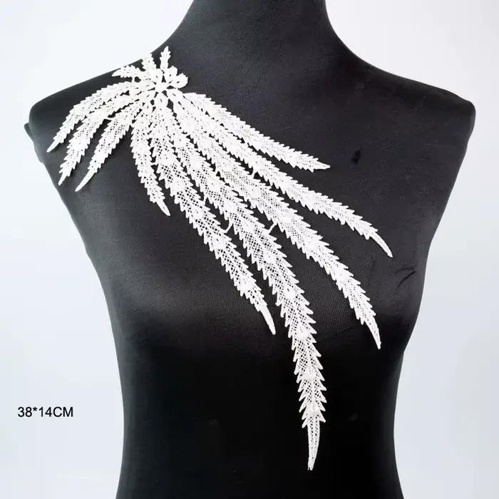 Applique en dentelle pour robe, tissu, chemisier, accessoires de décoration de costume, garnitures d