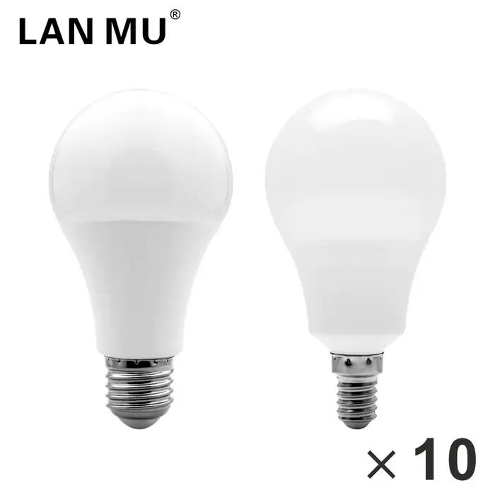 10 pcs/lot E27 E14 LED ampoule 20 W 18 W 15 W 12 W 9 W 6 W 3 W Lampada LED AC 220 V Bombilla project