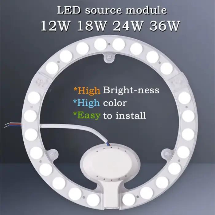Panneau annulaire LED de haute qualité, lumière circulaire AC220V-240V, panneau de plafond rond, pan