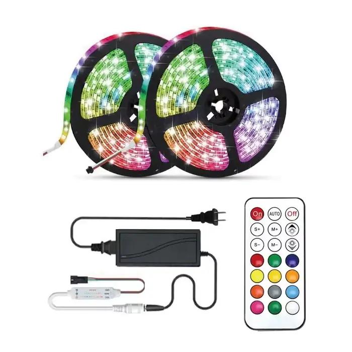 Contrôleur RGB WS2812B WS2811 SK6812 6803 6812 1903, variateur de bande LED RGB USB 5V 12V RF, téléc