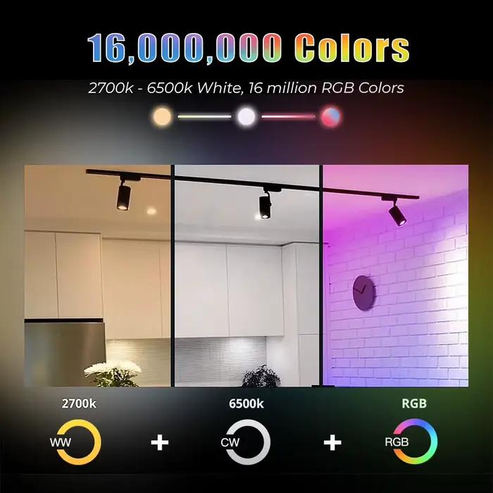 COOLO GU10 Tuya WiFi ampoule LED intelligente Bluetooth lampes à intensité variable vie intelligente