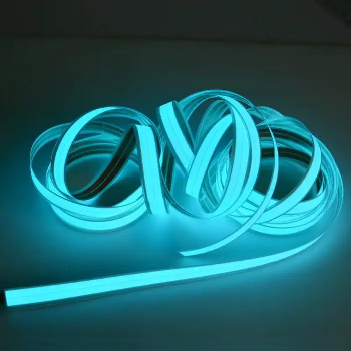 Bande lumineuse LED EL 1x100cm, pour bricolage, néon Flexible, corde lumineuse, décoration de fête,