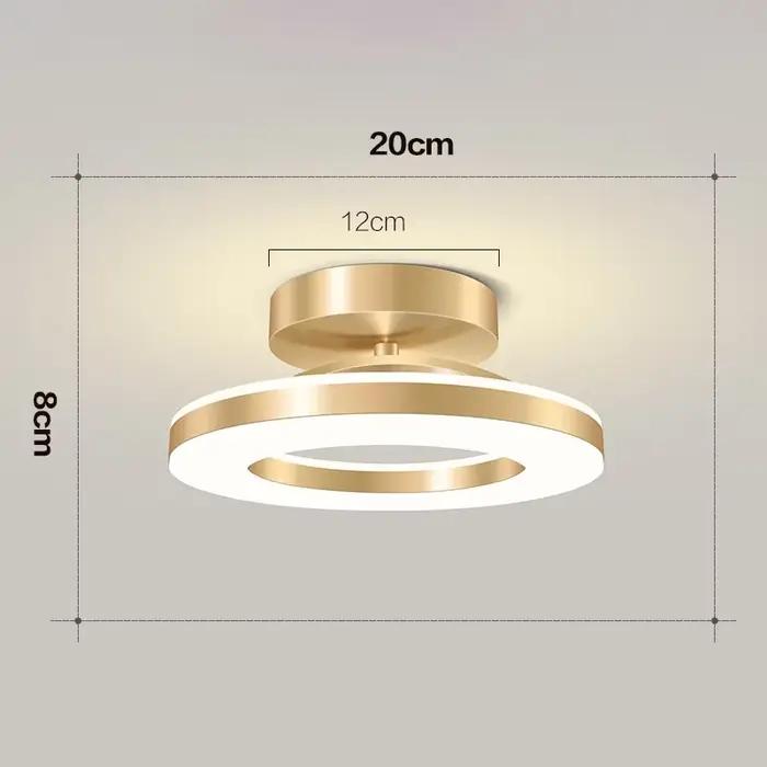 Plafonnier LED nordique éclairage intérieur décoration de la maison pour chambre Table à manger salo
