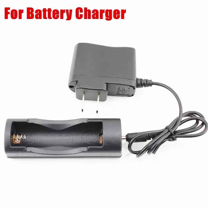 Chargeur de lampe frontale chargeur de lampe de poche le chargeur DC pour lampe de poche LED 18650 c