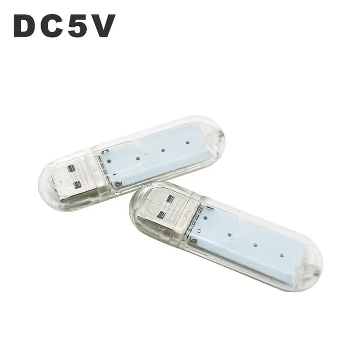Veilleuse LED USB portable, lampe à disque U, lampes de lecture, mini lampes de livre colorées, banq