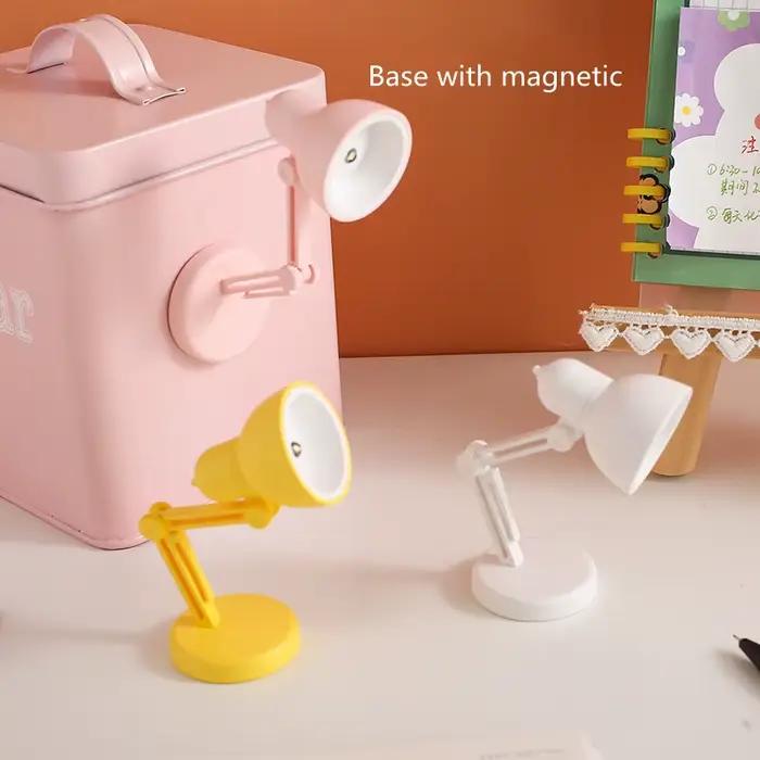 LED Mini lampe de bureau pliable magnétique veilleuse chambre étude lecture livre lampes avec pince