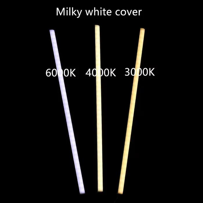 1-20 pièces LED bande rigide DC12V 50CM 20 pouces SMD5730 36LED s en forme de U/V plat LED canal en