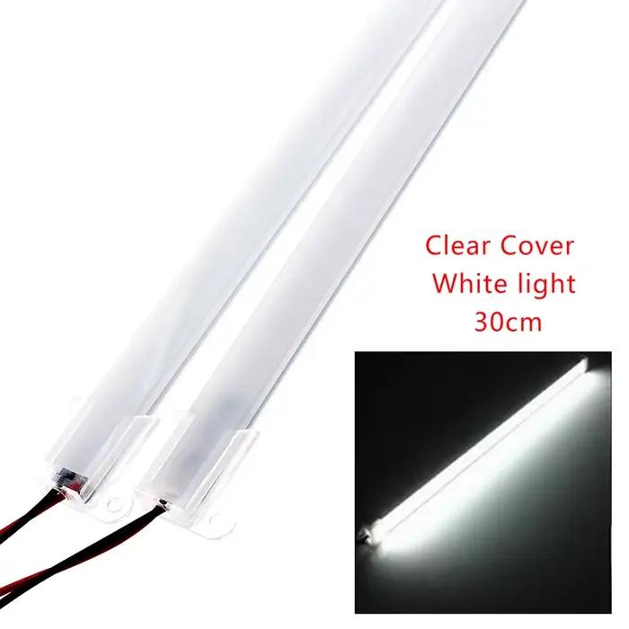 LED bande lumineuse rigide barre lumineuse haute luminosité 2835 LED pince 30/40 cm 72 LED bande rig