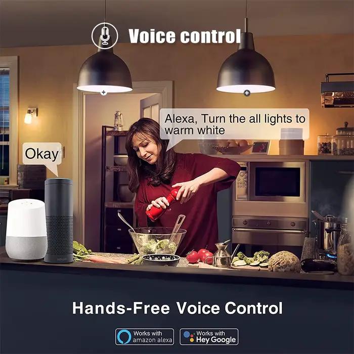 COOLO GU10 Tuya WiFi ampoule LED intelligente Bluetooth lampes à intensité variable vie intelligente
