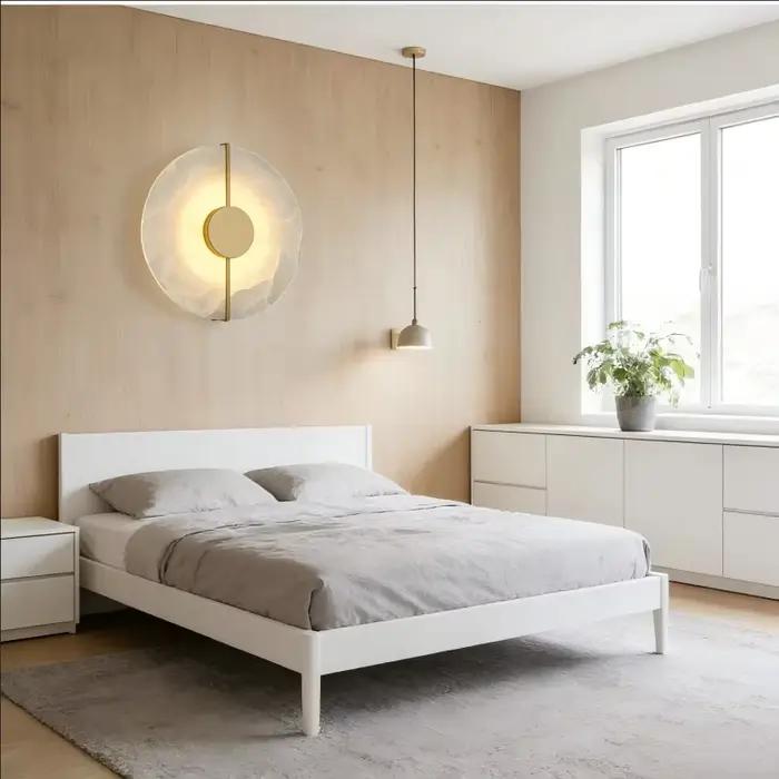 Applique murale en marbre naturel nordique pour salon