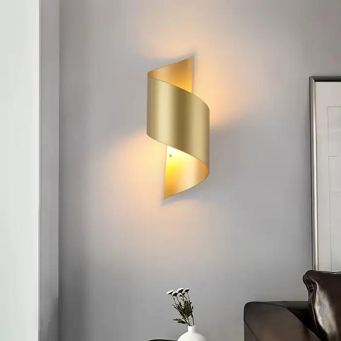 Appliques murales nordiques à LED pour chambre à coucher, lampes murales de chevet, décoration moderne, éclairage d'escalier d'allée, lampe de luxe, 110-240V