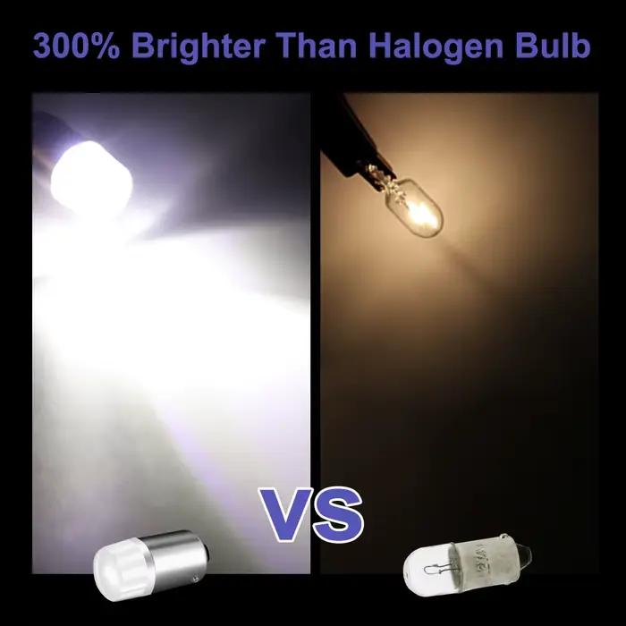 Ampoule Led BA9S T4W T2W T3W H5W, 2 pièces, 2835 SMD 12913 12910 12929, indicateur LED, ampoule de plaque d'immatriculation, DC 12V