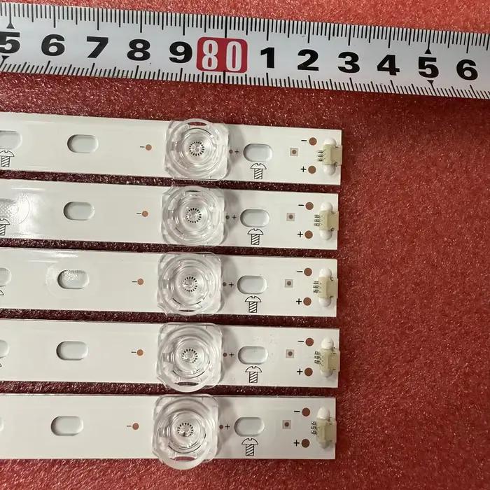 Bande LED 8LED pour 43PUS6504 43PUS7805/12 43PUS7334/12 43PUS6704/12 43PUS6754/12 LBM430M0801-EN-1(0) LB4310D V0 TP430U3-EQYSM.G