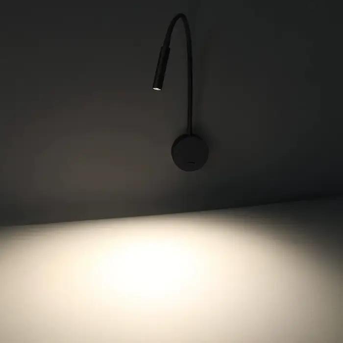 Lampe murale JOYINLED pour chevet, travail, étude, lecture, applique murale LED 3W, lampe de lecture, éclairage nocturne mural, spot LED