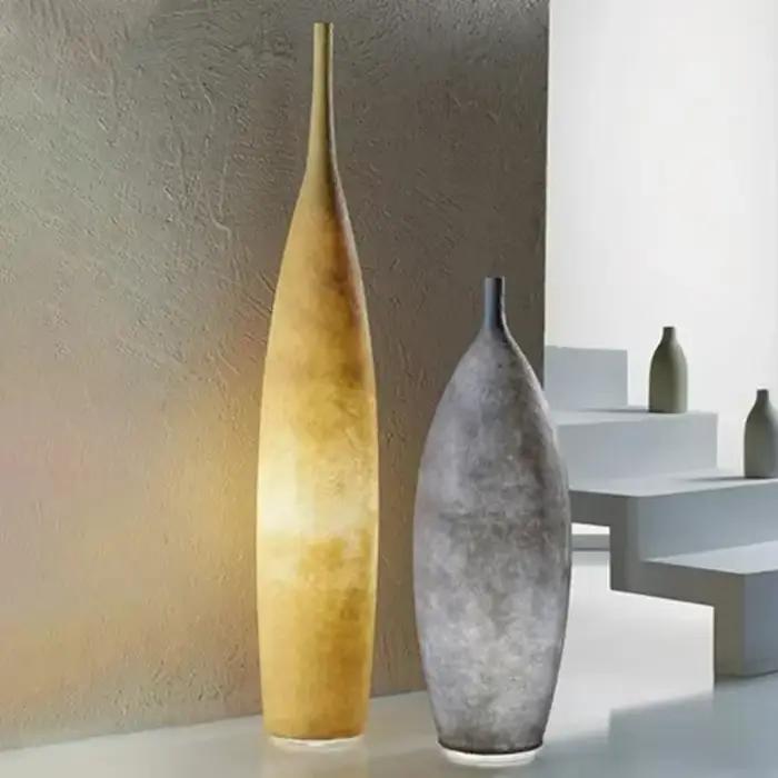 Lampadaire minimaliste nordique pour salon chambre chevet canapé Vase en résine lampe d'ambiance moderne créatif