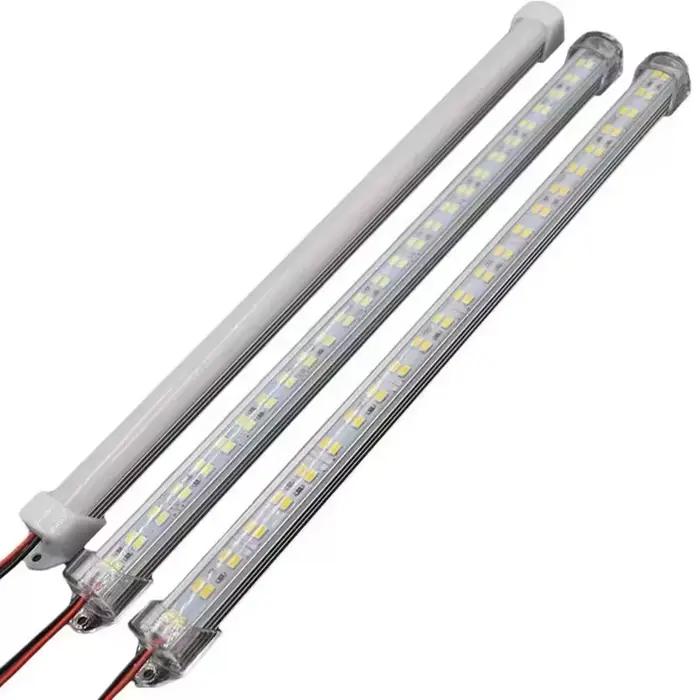 Bande Lumineuse LED Rigide pour Sous-meuble de Cuisine, Barres Rigides, Lampe Tubulaire pour Placard, SMD 5630, 12V, 24V, 20cm, 30cm, 33cm, 50cm, 5 Pièces/Lot