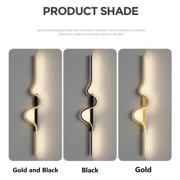 Applique Murale LED au Design Moderne, Luminaire Décoratif d'Nik, Idéal pour un Salon, des Escaliers, un Loft, une Chambre à Coucher ou un Bureau