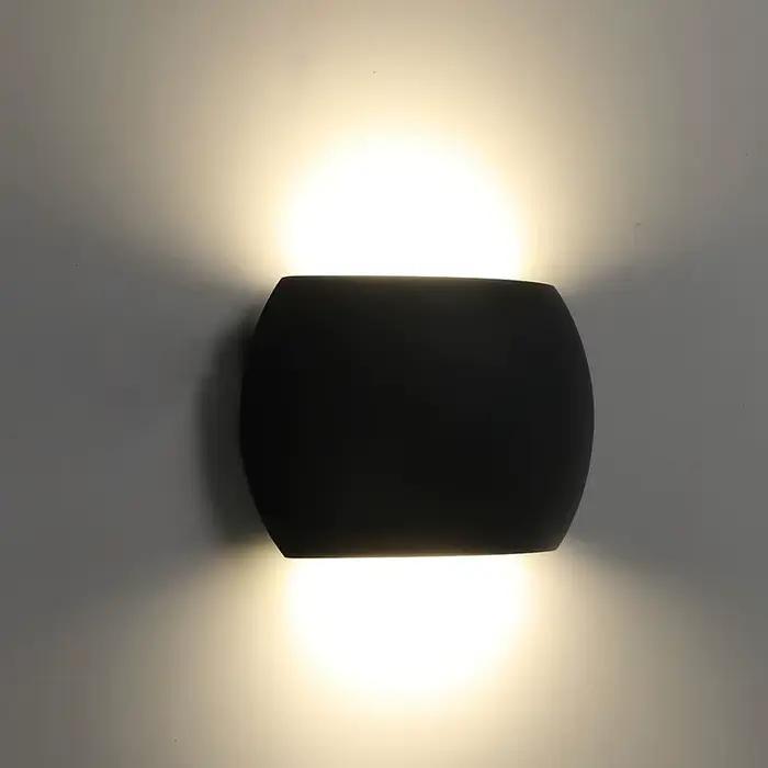 Applique murale LED, éclairage intérieur créatif étanche extérieur supérieur et inférieur, salon, chambre à coucher, lumière de cour
