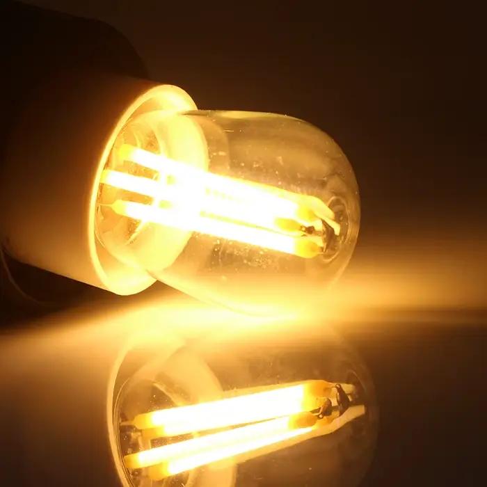 Ampoule à filament LED pour budgétaire domestique, super lampe bougie, basse tension, 3W, E14, B15, 12V, 24 V, 110V, 220V