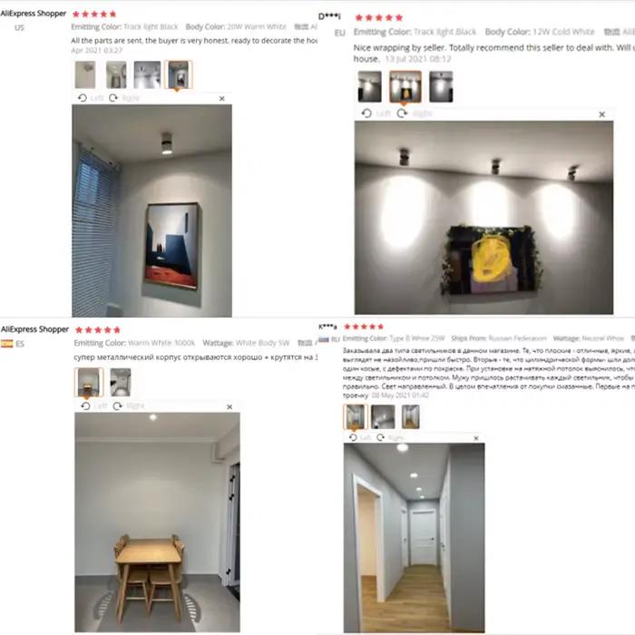Spot lumineux Led en aluminium monté en Surface, éclairage d'intérieur, luminaire décoratif de plafond, idéal pour un salon ou une chambre à coucher, 5/10/15/25W, 220V