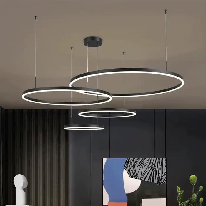 Chambre moderne décorative salle à manger led plafonniers lampes suspendues éclairage intérieur éclairage intérieur plafonnier lustre