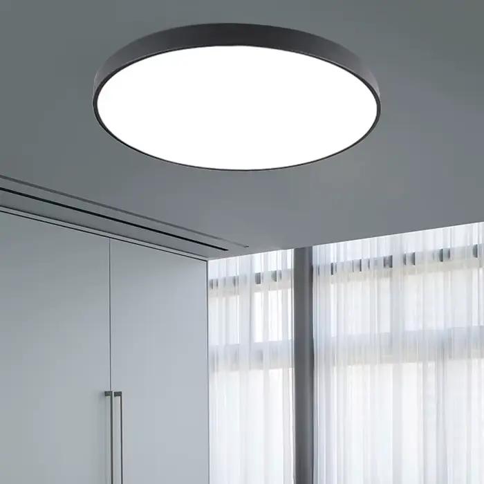 Plafonnier LED moderne pour salon, chambre, couloir, balcon, cuisine, montage en surface