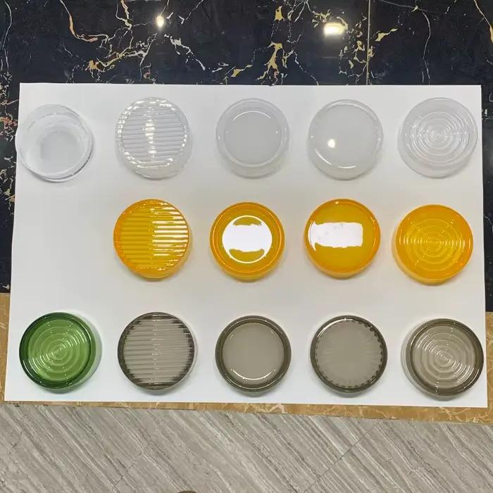 Applique murale LED ronde moderne en acrylique pour salon