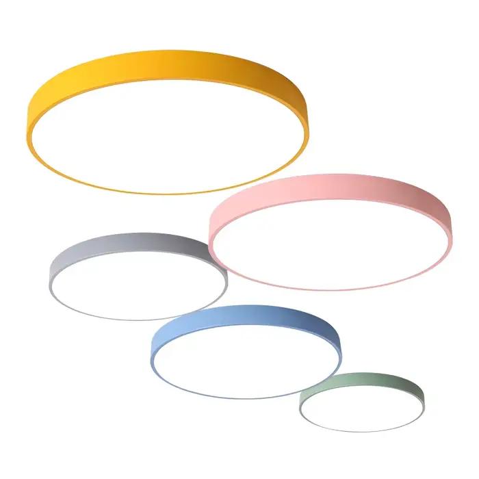 Plafonnier LED moderne pour salon, chambre, couloir, balcon, cuisine, montage en surface