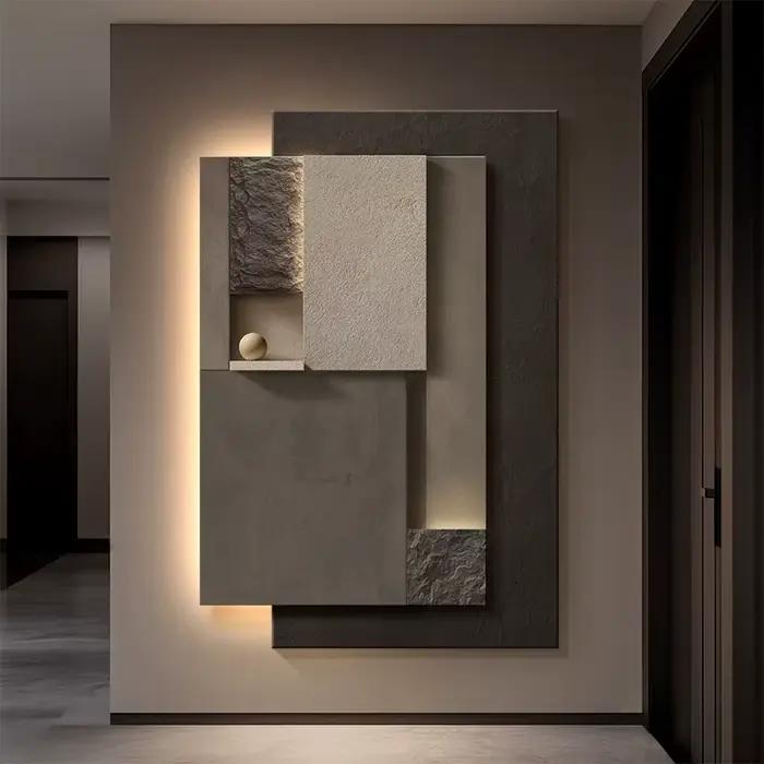 Lampes murales de luxe en grès LED modernes pour salon intérieur couloir couloir cuisine décoration de la maison Lustre avion lumière murale