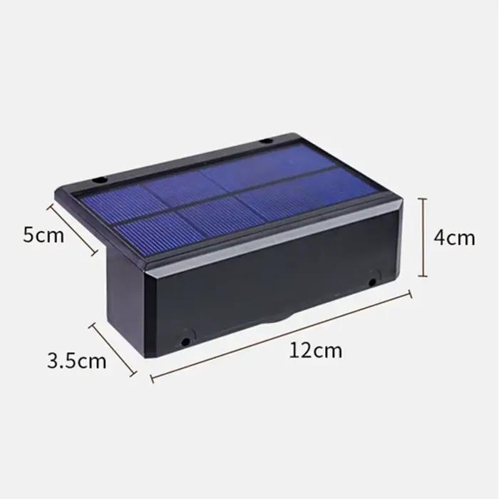 LED lampes de jardin solaires Super lumineux étanche lampes à énergie solaire balcon escaliers éclairage public lumière du soleil extérieure LED lumières