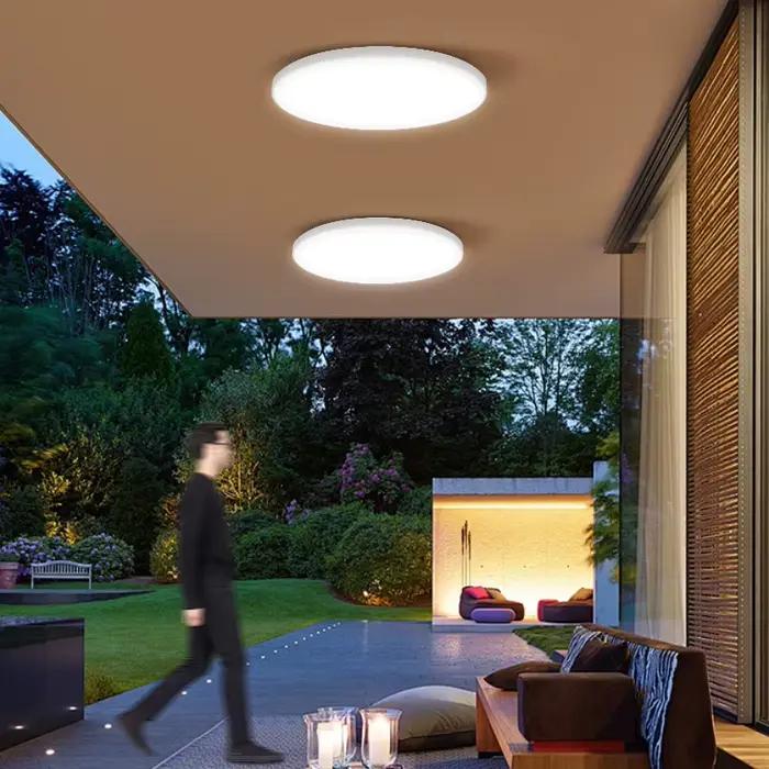 Radar Plafonnier Mouvement LED Capteur Plafonnier Moderne Décor À La Maison Intérieur pour Garage Chambre Couloirs Allée Plafonnier 220V