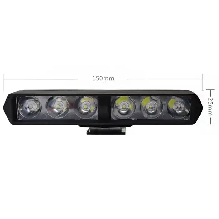 Lampe de travail DRL Flash pour voiture, 6LED, budgétaire automatique, éclairage de moto, lumière de sauna tout-terrain, ampoules modifiées