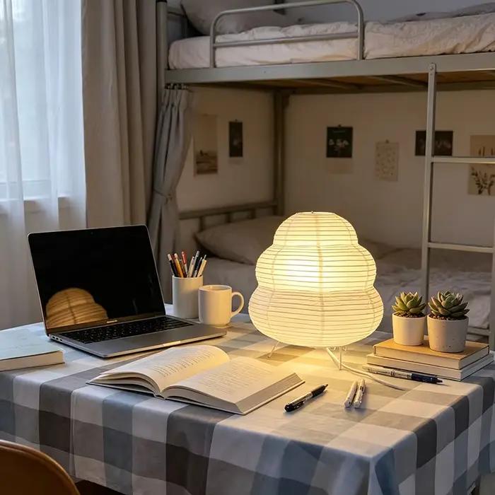 Lampe de table style Wabi Sabi, éclairage LED nordique pour intérieur, lumière décorative de chevet, convient à la chambre à coucher, au salon, au bureau, à la maison, à un usage quotidien