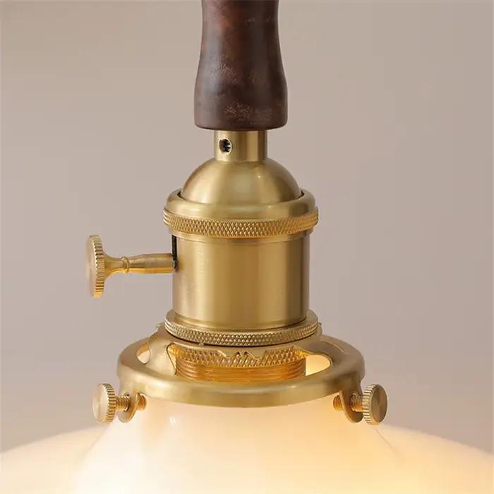 Lampe à suspension d'école de luxe nordique bourgeon verre lumière décoration de la maison suspension pour la maison balcon salon loft lumière