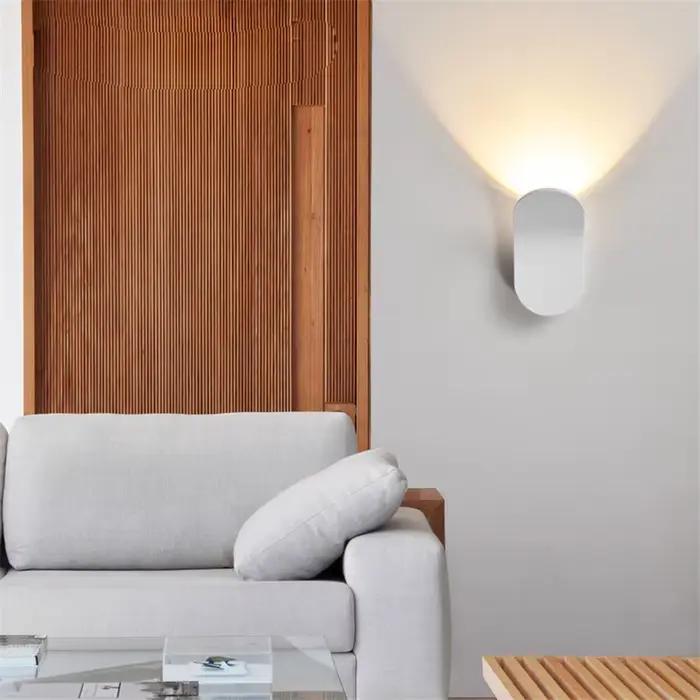 Applique murale LED d'intérieur en aluminium, luminaire décoratif d'intérieur pour salon, Loft, escalier