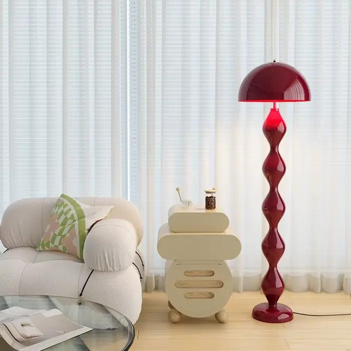 Nordique créatif coloré champignon LED lampadaire salon canapé chambre tête hôtel design lumière éclairage à la maison décor