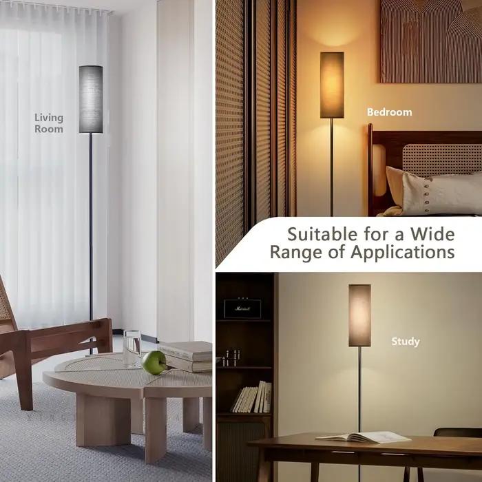 Lampadaire moderne sur pied grand pied lumineux pour chambre salon salle d'étude salle d'étude lampadaire